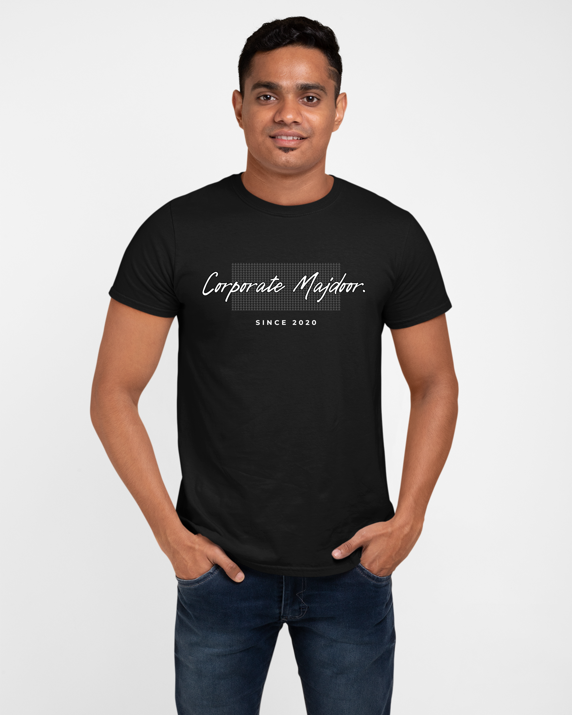 Corporate Majdoor | Cotton Graphic Print T-Shirt