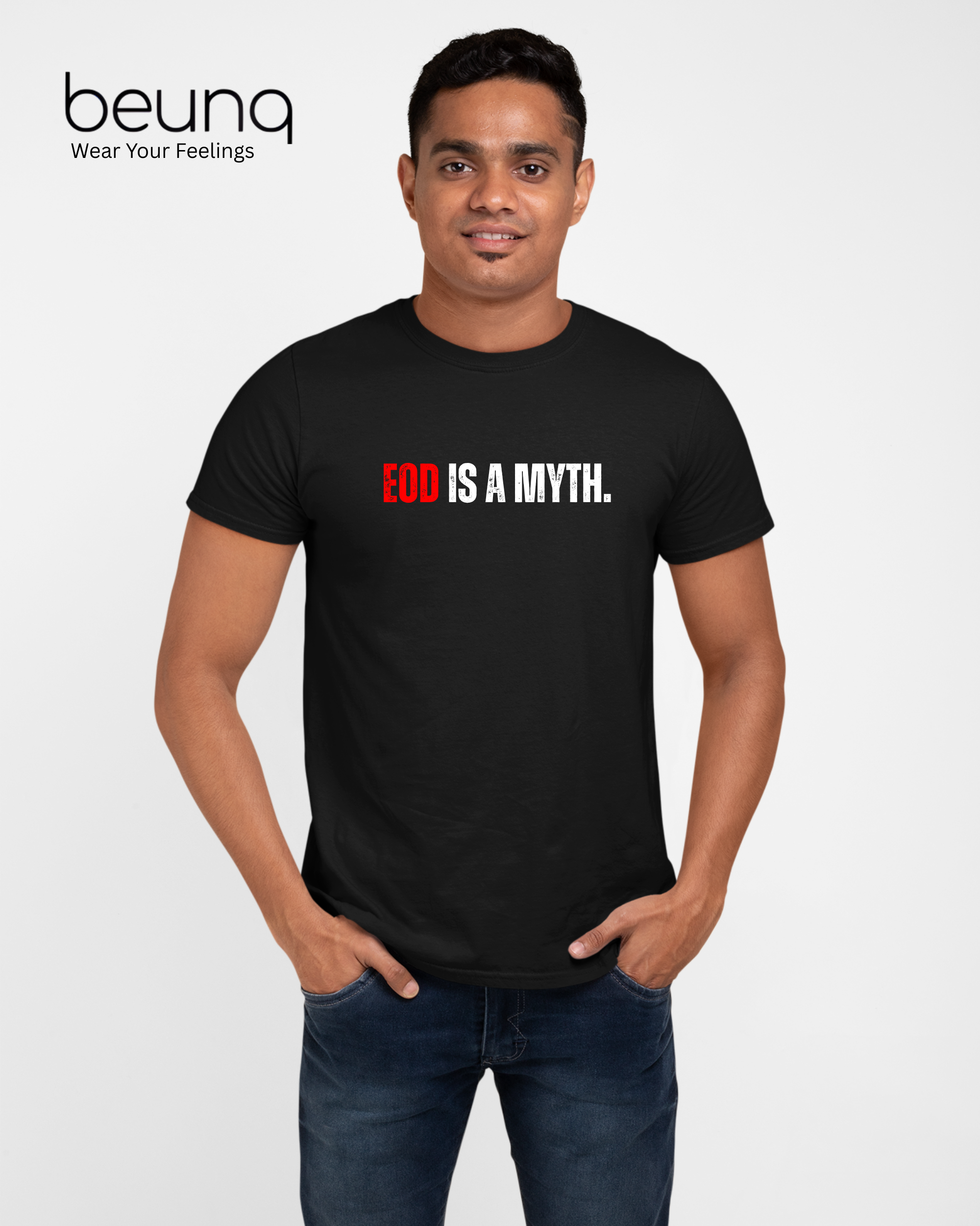 EOD is myth | Cotton Graphic Print T-Shirt