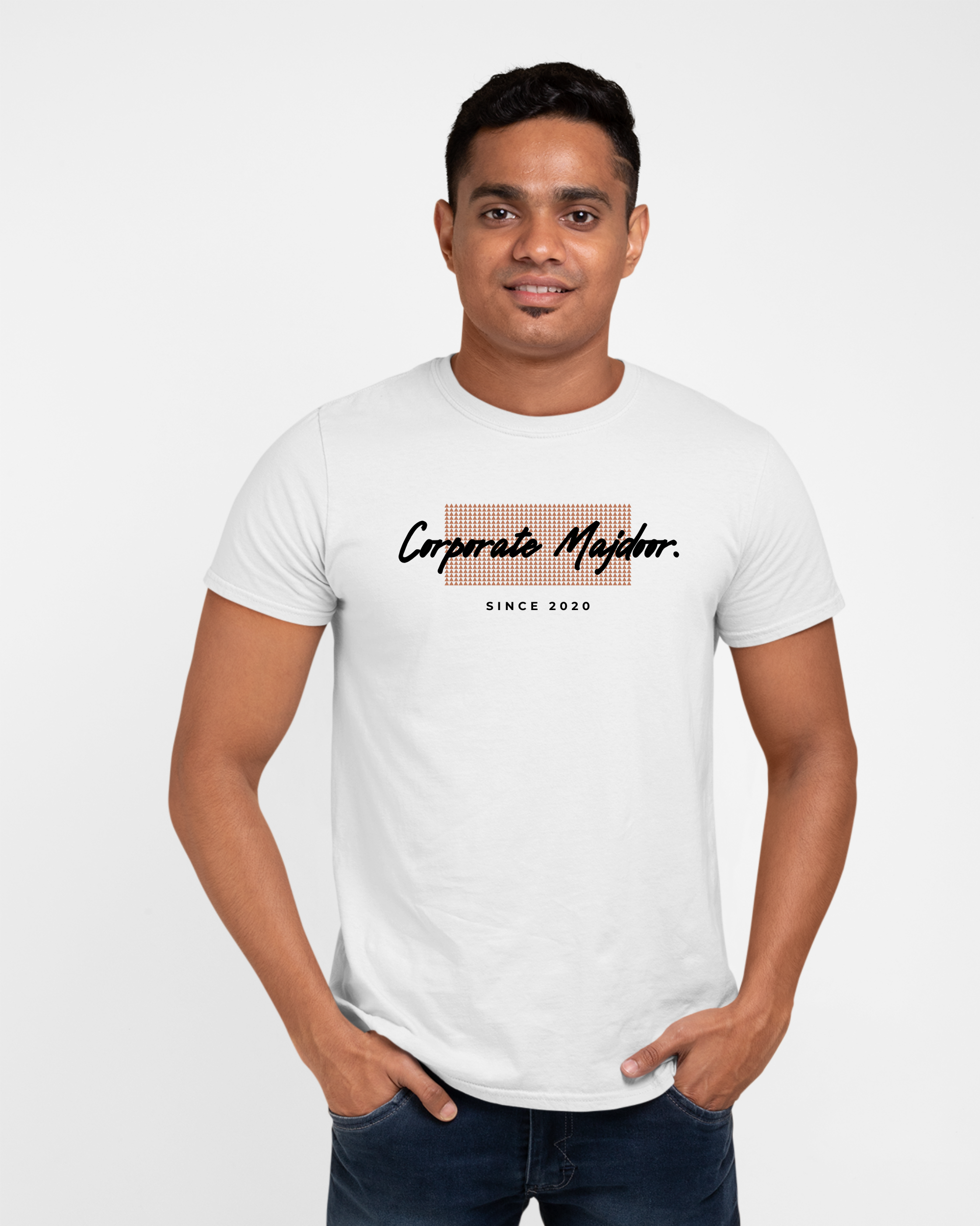 Corporate Majdoor | Cotton Graphic Print T-Shirt