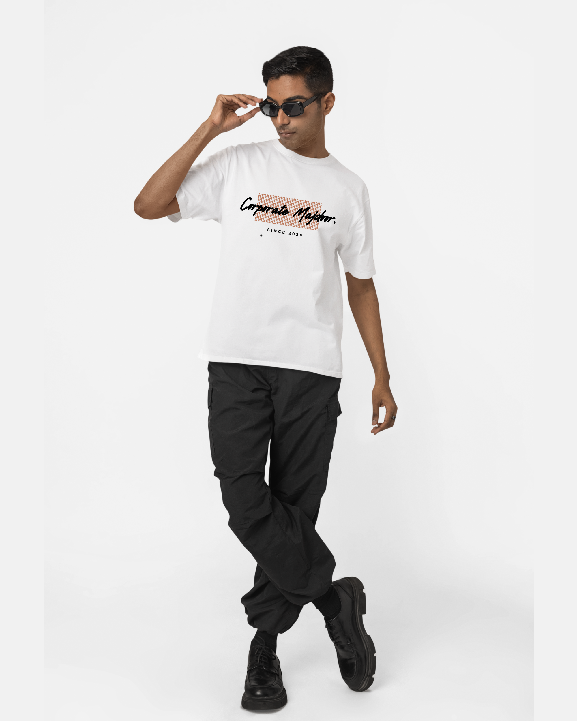 Corporate Majdoor | Cotton Graphic Print T-Shirt