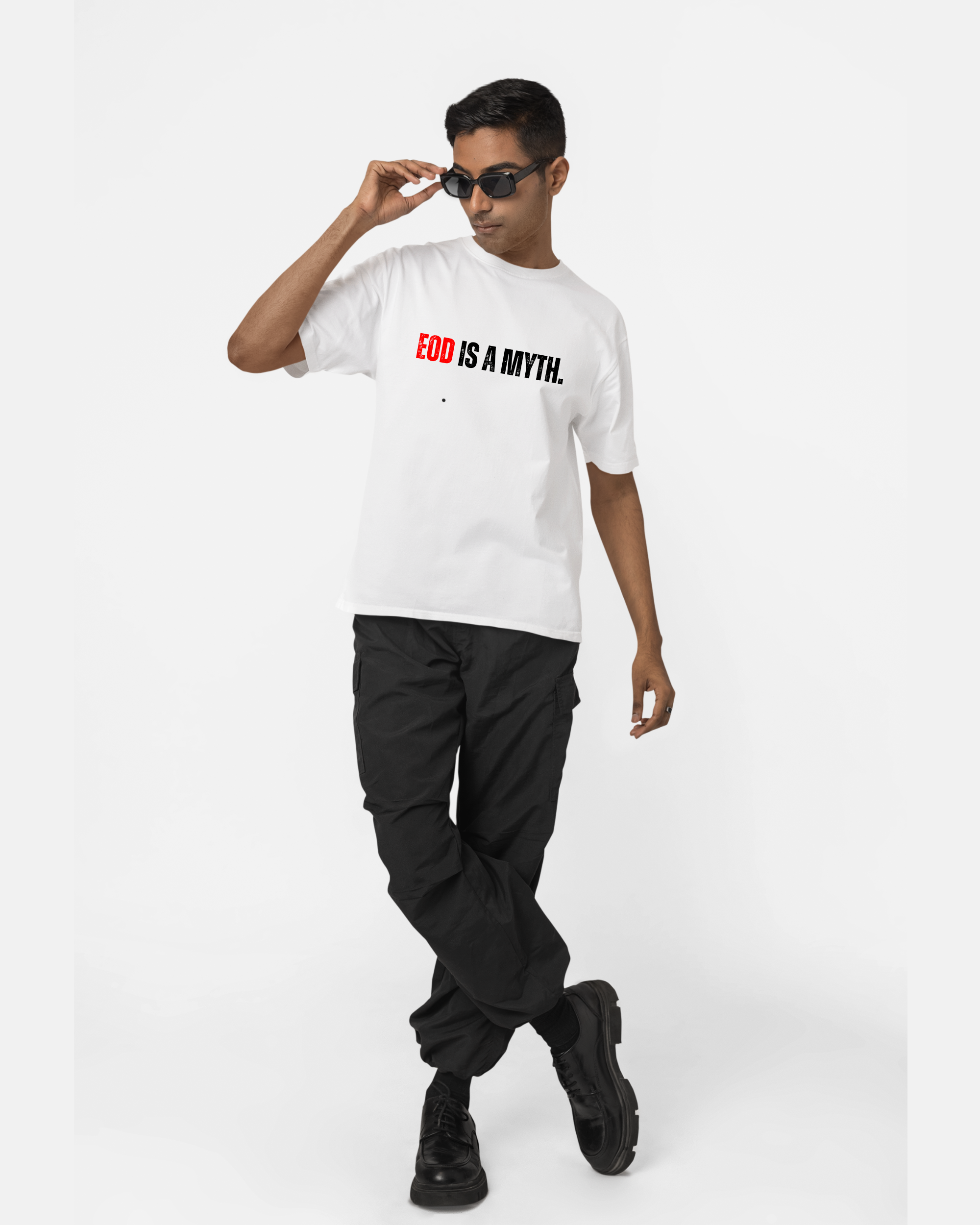 EOD is myth | Cotton Graphic Print T-Shirt