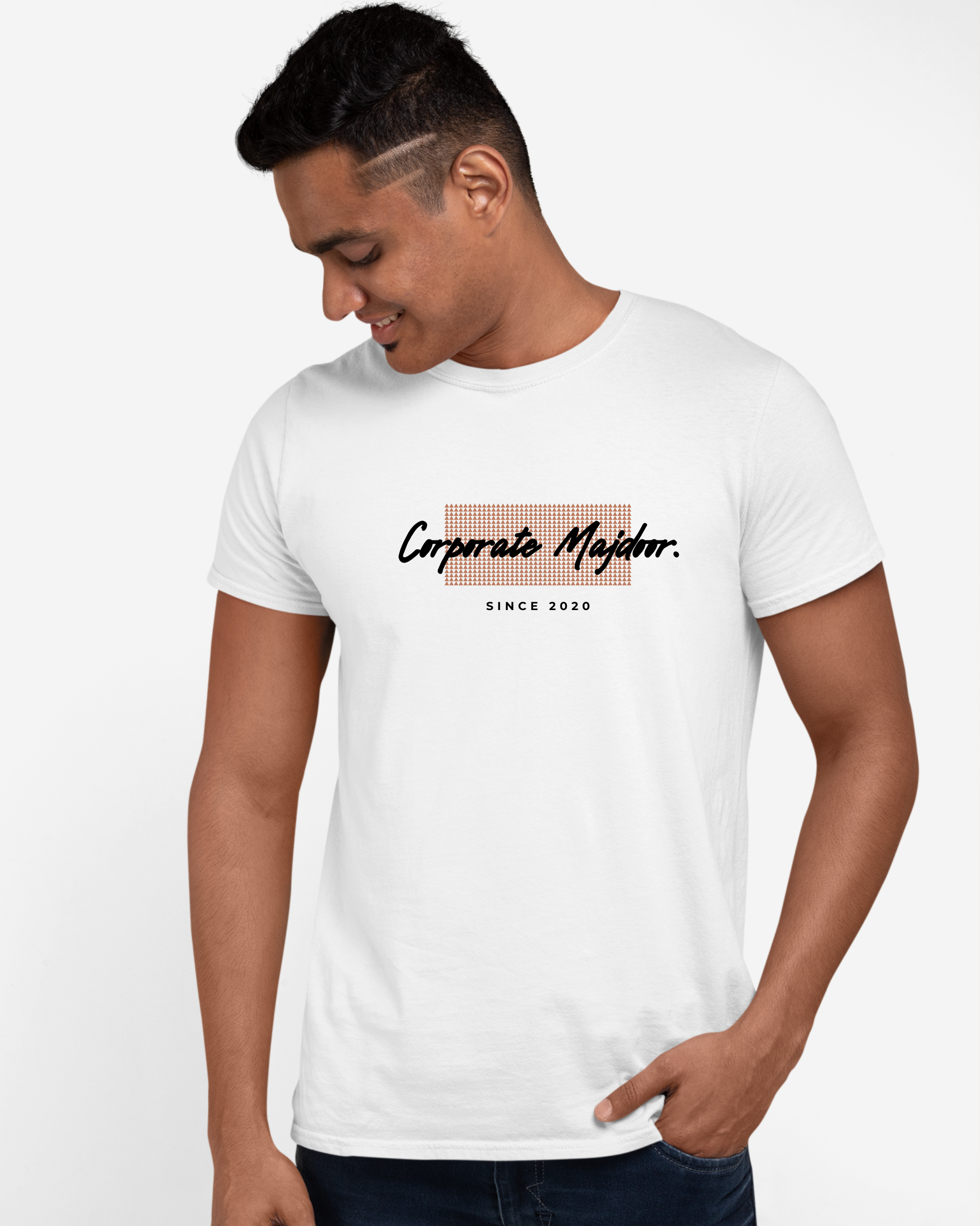 Corporate Majdoor | Cotton Graphic Print T-Shirt