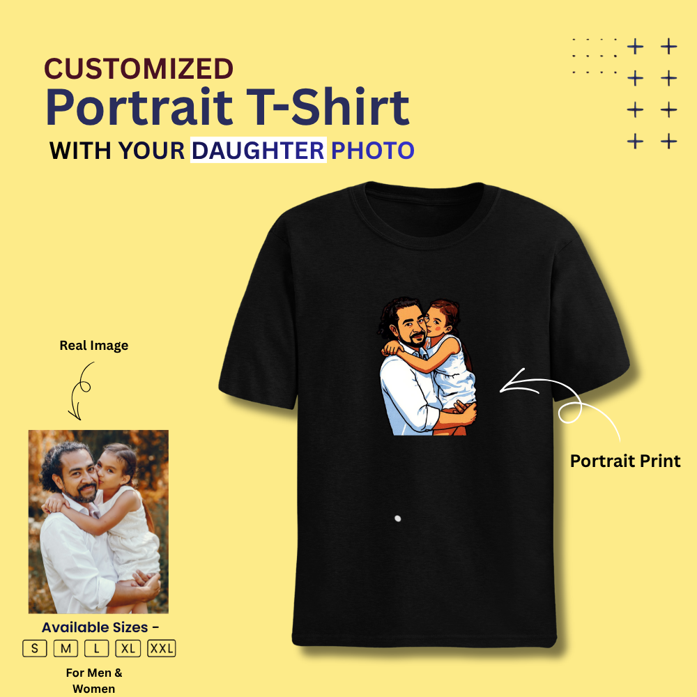 Personalized Photo Print T-Shirt | Premium 200 GSM Fabric | Regular Fit  | Unisex