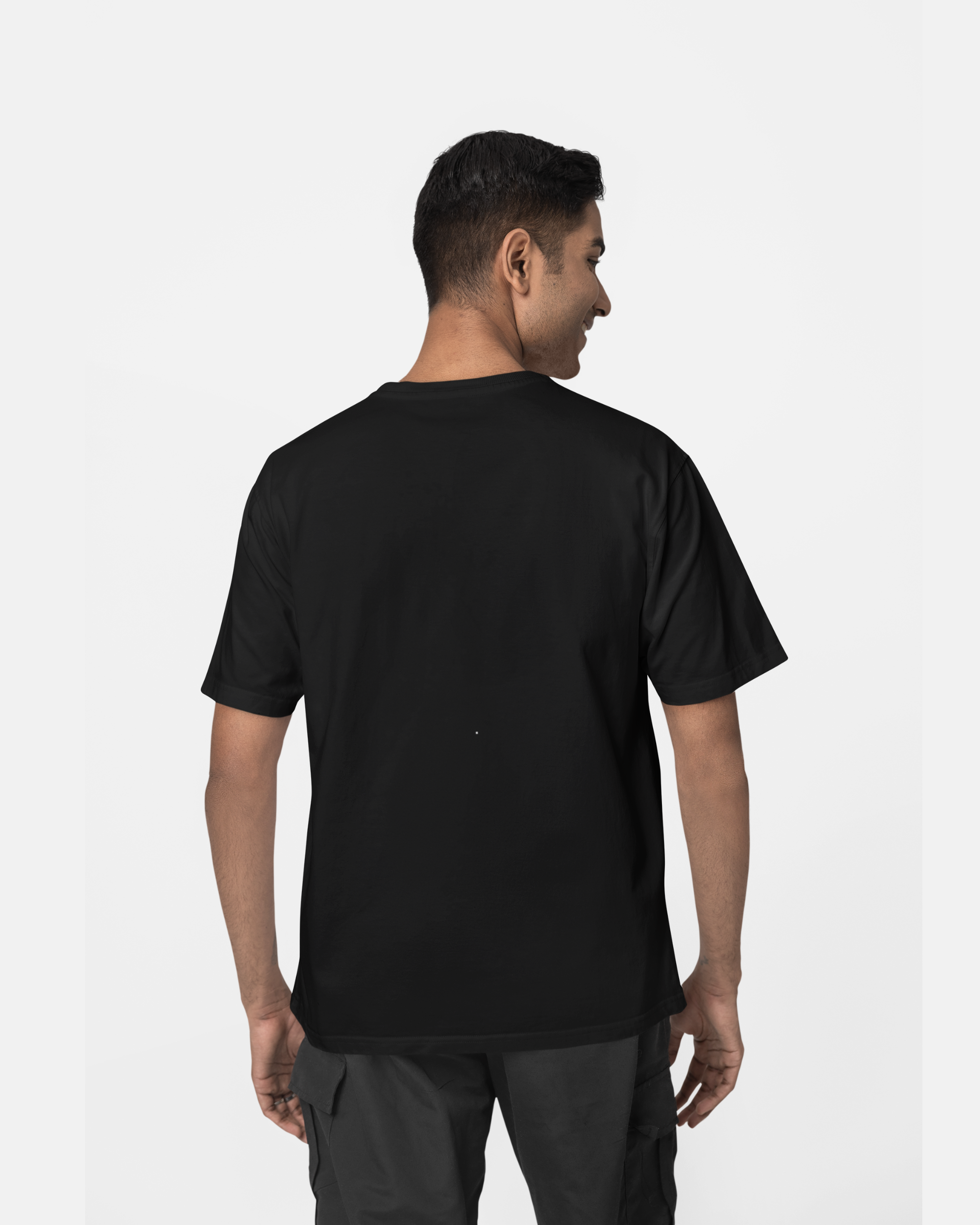 Work is life | Cotton Graphic Print T-Shirt