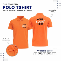 Customized Polo T-Shirt With Your Company Logo | Order Logo Printed Tees | Beunq.in