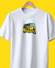 Beunq AutoRickshow Men’s Cotton Graphic Print T-Shirt