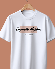Corporate Majdoor | Cotton Graphic Print T-Shirt